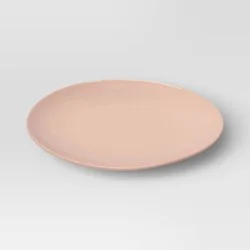 10.5" New Modern Coupe Dinner Plate Rose - Threshold™