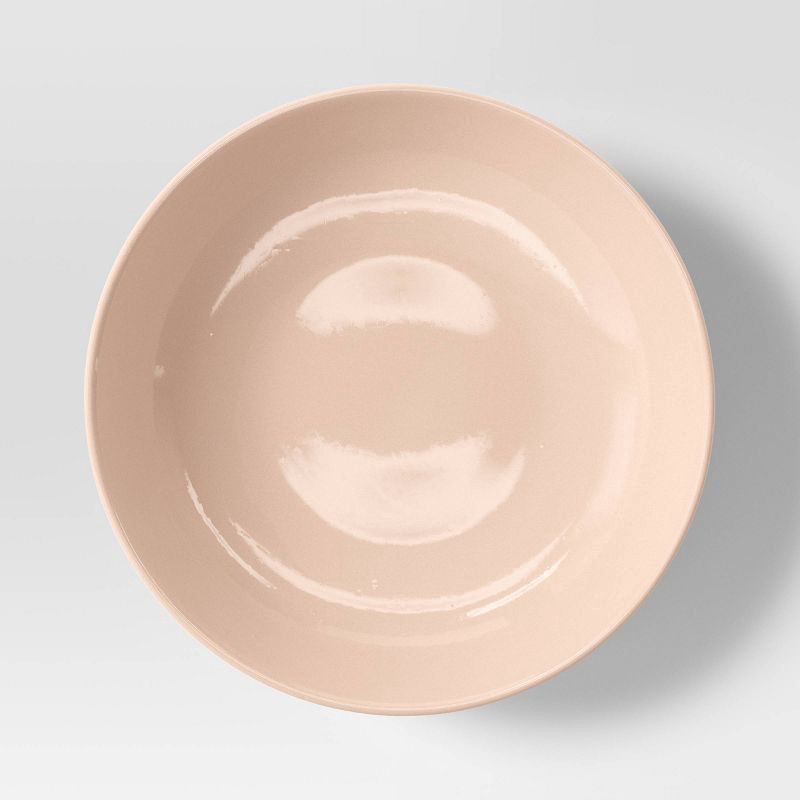 slide 1 of 3, 36 fl oz New Modern Coupe Dinner Bowl Rose - Threshold™, 36 fl oz