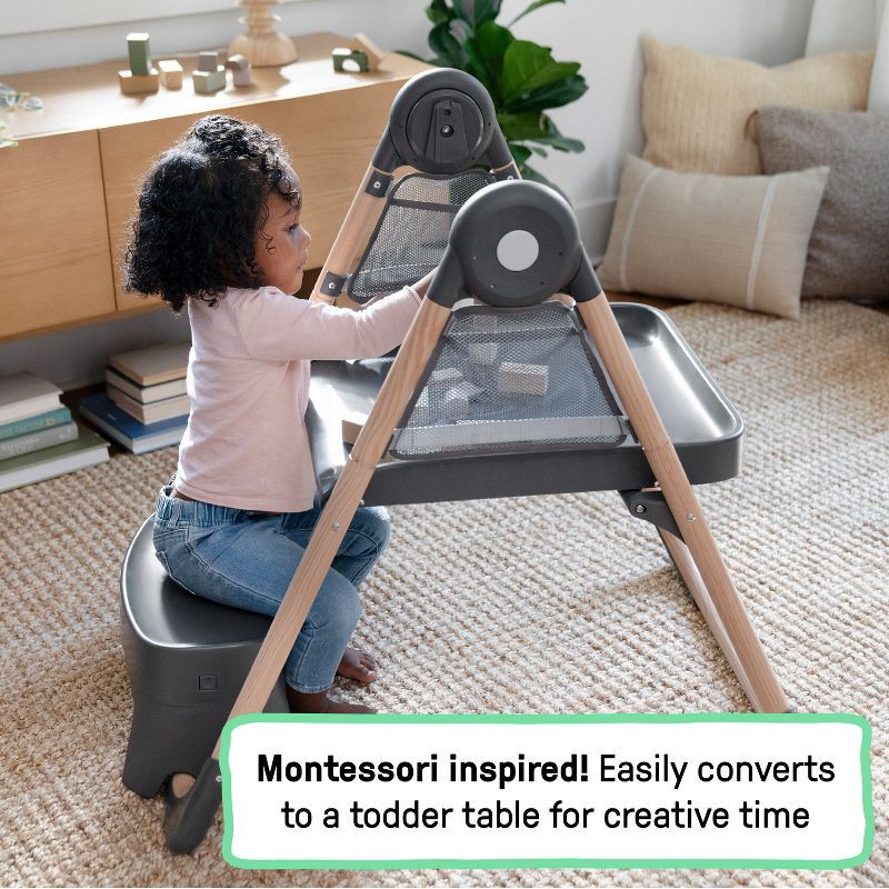 slide 7 of 15, Ingenuity Proper Positioner Create Up Multi-Mode Folding High Chair - Gray, 1 ct