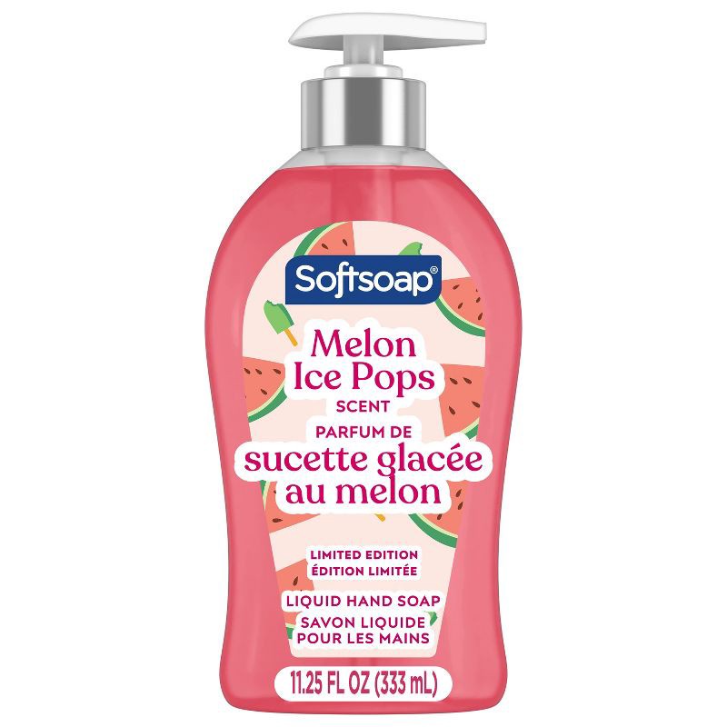slide 1 of 11, Softsoap Seasonal Summer Watermelon Liquid Hand Soap - 11.25 fl oz: Paraben-Free, Phthalate-Free, Plastic Pump, 11.25 fl oz