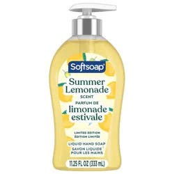 Softsoap Seasonal Summer Lemonade Liquid Hand Soap - 11.25 fl oz: Paraben-Free, Phthalate-Free, Plastic Pump