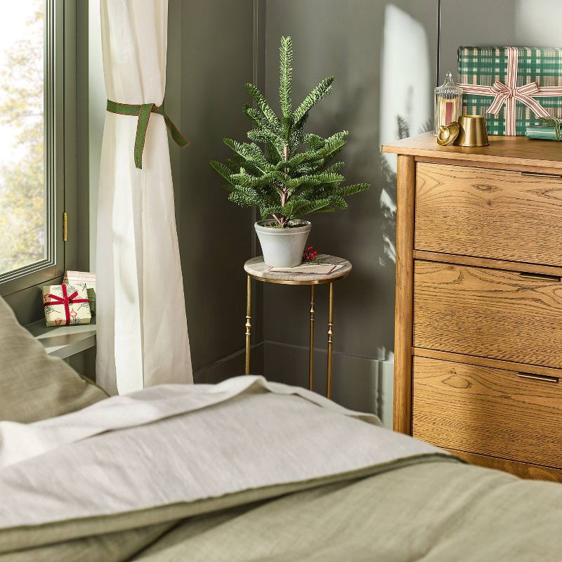 slide 2 of 4, Hearth & Hand with Magnolia 22" Potted Spruce Artificial Tree - Hearth & Hand™ with Magnolia, 1 ct