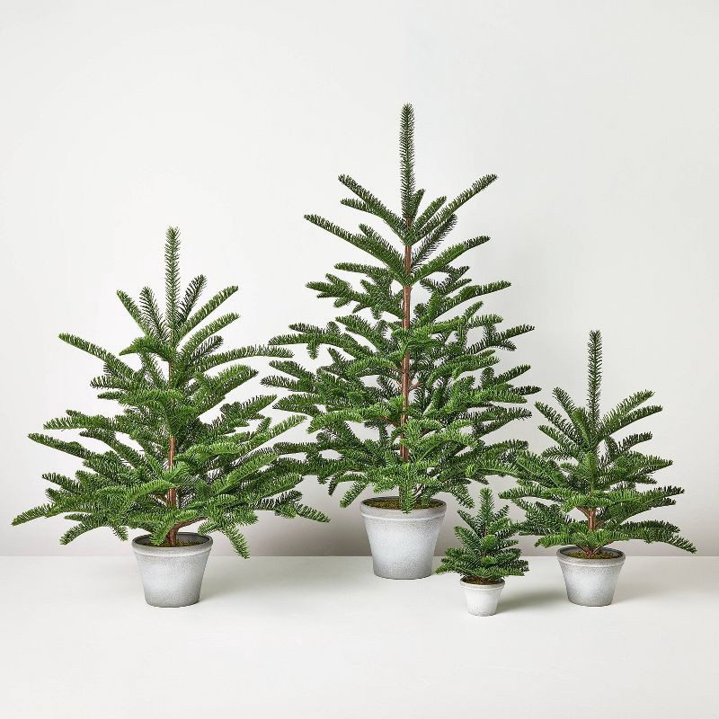 slide 4 of 4, Hearth & Hand with Magnolia 22" Potted Spruce Artificial Tree - Hearth & Hand™ with Magnolia, 1 ct