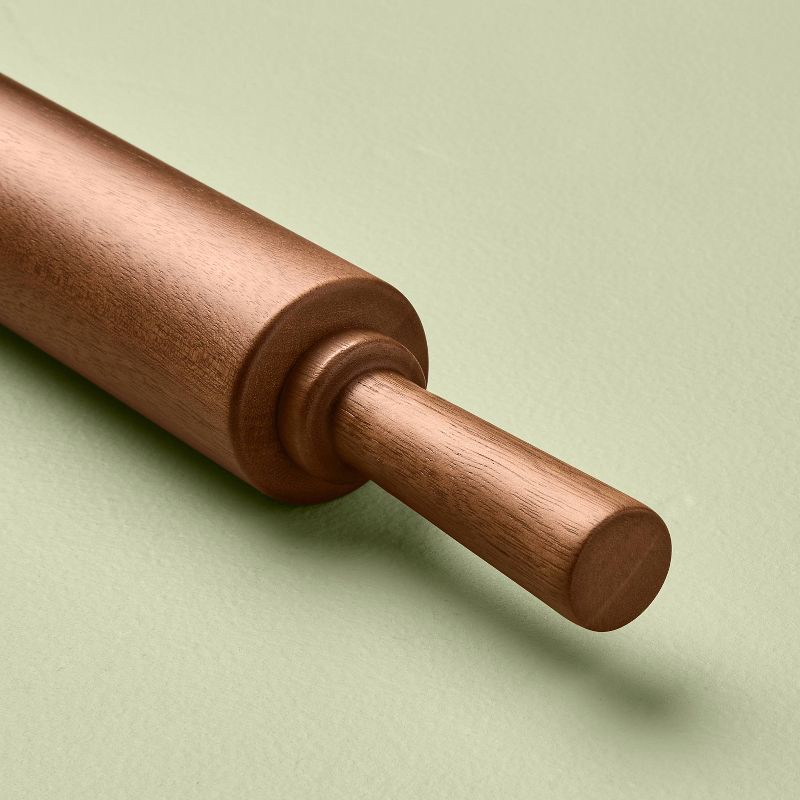 slide 3 of 3, Hearth & Hand with Magnolia 17" Rolling Pin Dark Wood - Hearth & Hand™ with Magnolia, 1 ct