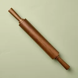 Hearth & Hand with Magnolia 17" Rolling Pin Dark Wood - Hearth & Hand™ with Magnolia