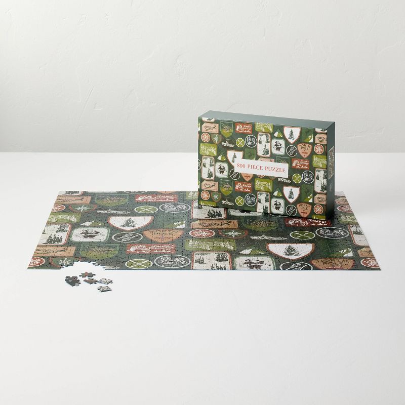 slide 1 of 3, Hearth & Hand with Magnolia Patchwork 800pc Puzzle - Hearth & Hand™ with Magnolia, 800 ct