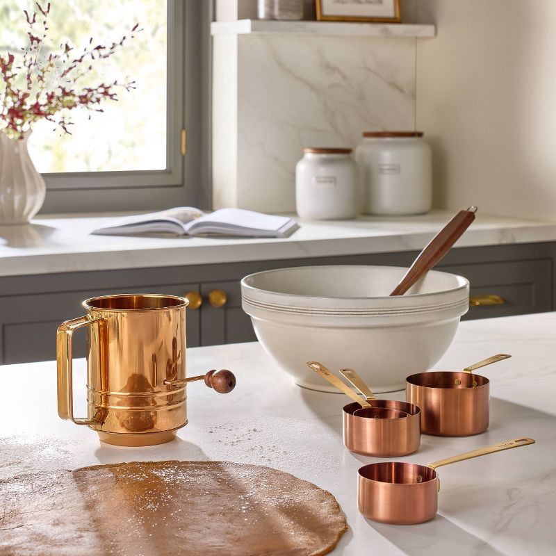 slide 2 of 3, Hearth & Hand with Magnolia Stainless Steel Sifter Copper - Hearth & Hand™ with Magnolia, 1 ct