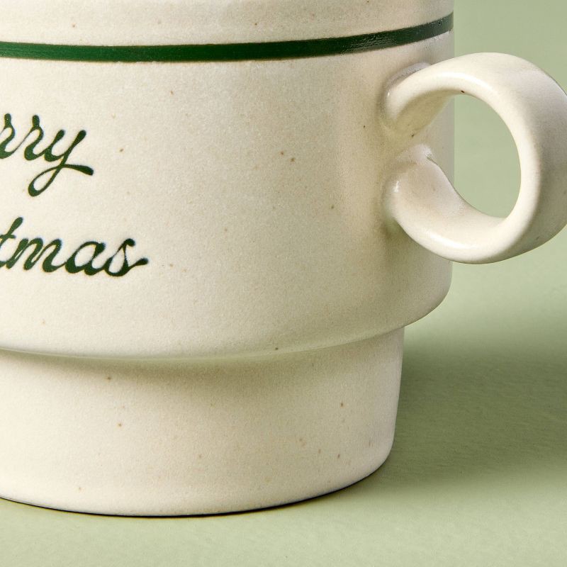 slide 3 of 3, Hearth & Hand with Magnolia Set of 2 14.5oz 'Merry Christmas' Holiday Mug Green/Red - Hearth & Hand™ with Magnolia, 14.5 oz