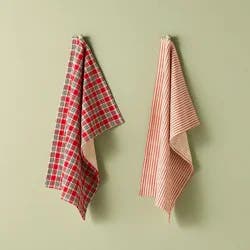 Hearth & Hand with Magnolia Set of 2 Kitchen Towels Red - Hearth & Hand™ with Magnolia