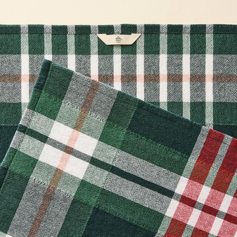 slide 3 of 3, Hearth & Hand with Magnolia Flour Sack Towel Signature Plaid - Hearth & Hand™ with Magnolia, 1 ct