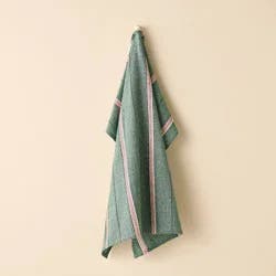 Hearth & Hand with Magnolia Flour Sack Towel Green/Red Stripe - Hearth & Hand™ with Magnolia
