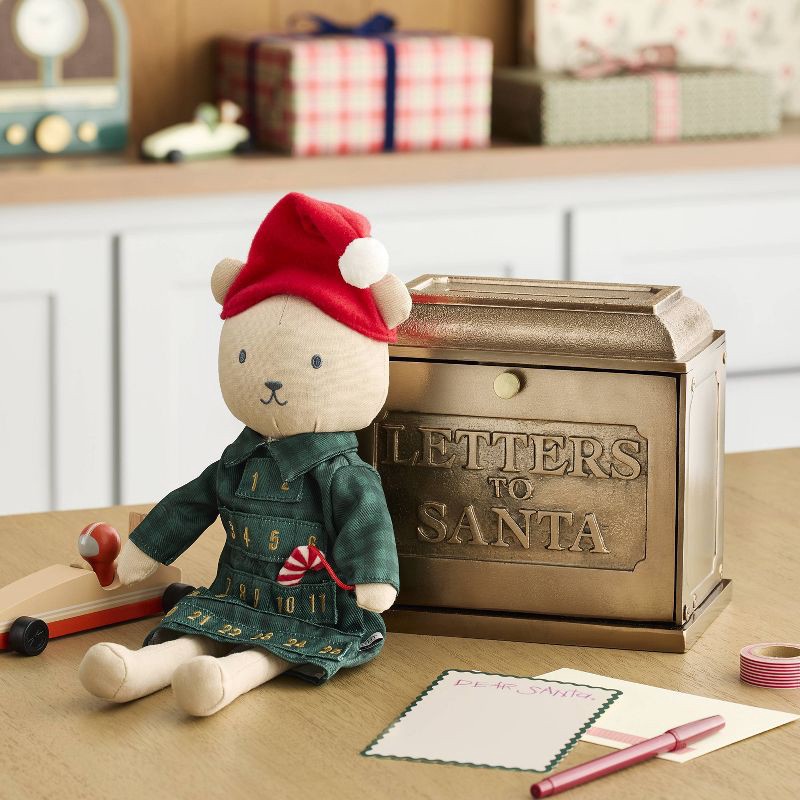 slide 2 of 3, Hearth & Hand with Magnolia Polar Bear Plush Advent Calendar - Hearth & Hand™ with Magnolia, 1 ct