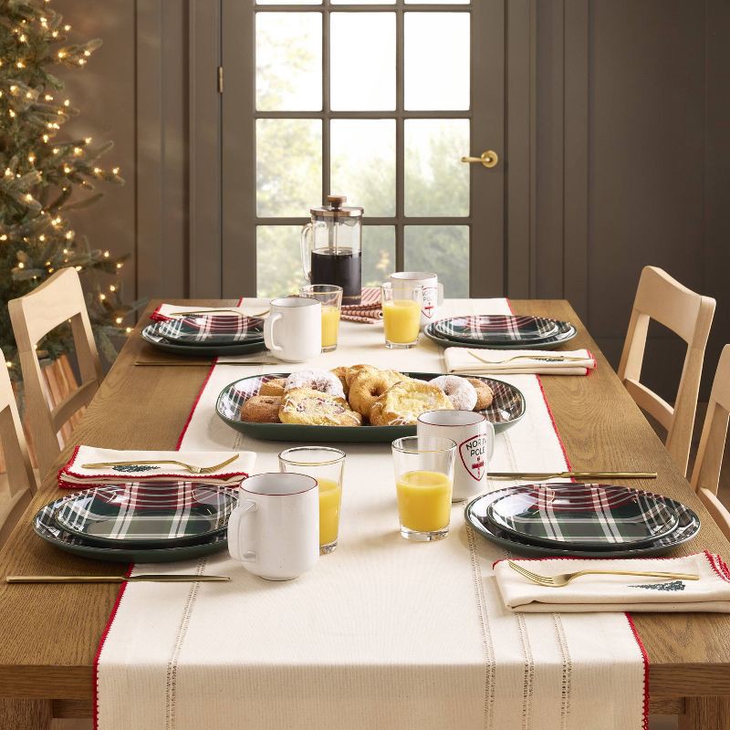 slide 2 of 3, Hearth & Hand with Magnolia Melamine Serving Tray/Platter Holiday Signature Plaid - Hearth & Hand™ with Magnolia, 1 ct