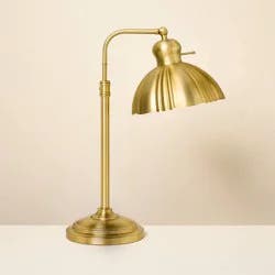 Hearth & Hand with Magnolia Fluted Scallop Brass Table Lamp - Hearth & Hand™ with Magnolia
