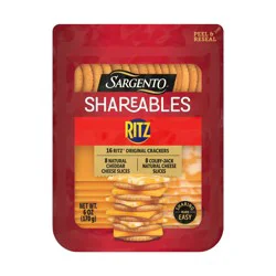 Sargento Shareables Ritz Cheddar and Colby Jack Cheese - 6oz