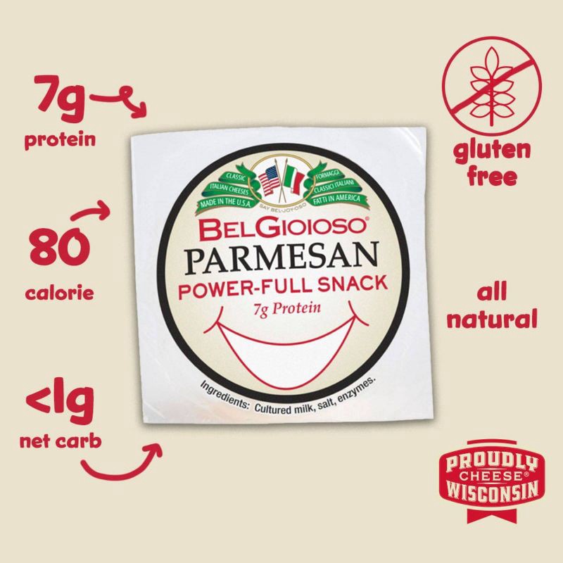 slide 5 of 5, Belgioioso Parmesan Cheese - 6oz/8ct, 8 ct; 6 oz