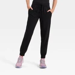 Girls' Soft Stretch Jogger Pants - All In Motion™ Black XL