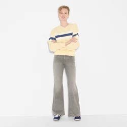 Women's Mid-Rise Flare Jeans - Wild Fable™ Gray Wash 0