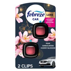 Febreze Car Air Freshener - Japanese Cherry Blossom - 0.14 fl oz/2pk