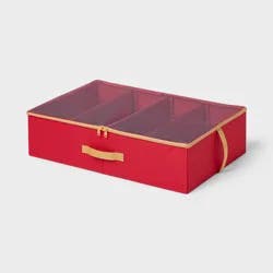4 Compartment Soft Sided Storage Christmas Collectibles - Brightroom™