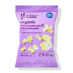 Toddler Cheddar Puffcorn Baby Snacks - 1.5oz - Good & Gather™