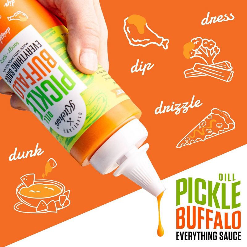 slide 3 of 6, Cleveland Kitchen Dill Pickle Buffalo Everything Sauce - 8 fl oz, 8 fl oz