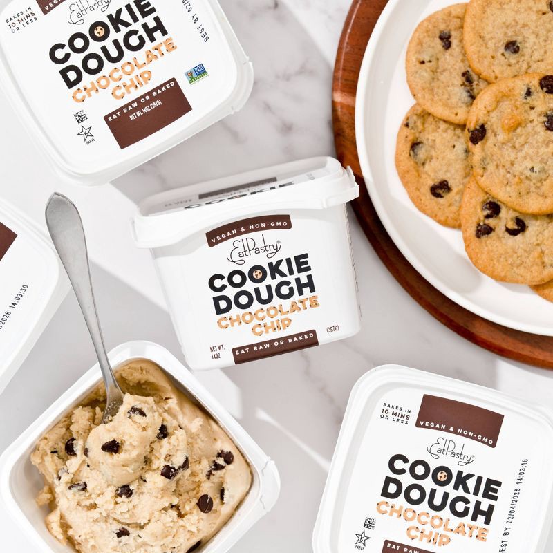 slide 3 of 4, EatPastry Chocolate Chip Cookie Dough - 14oz, 14 oz