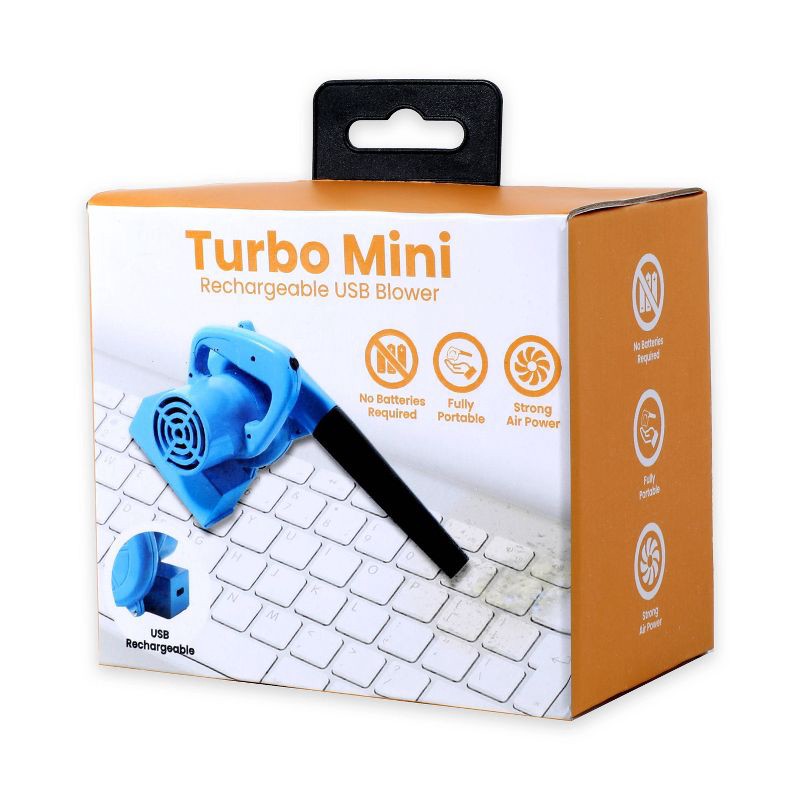 slide 4 of 5, iJoy Turbo Mini Rechargeable USB Blower, 1 ct
