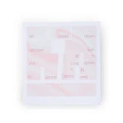 IJoy Keyboard Decals - Pink Marble: Self-Adhesive PVC Accessory