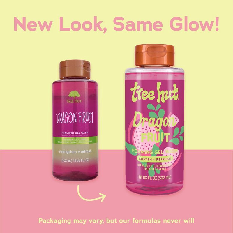 slide 3 of 9, Tree Hut Body Wash - Dragon Fruit - 18 fl oz, 18 fl oz