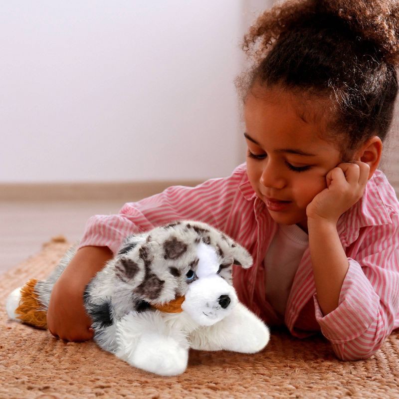 slide 2 of 7, FAO Schwarz 15" Adopt-A-Pets Plush Aussie Shepherd, 1 ct