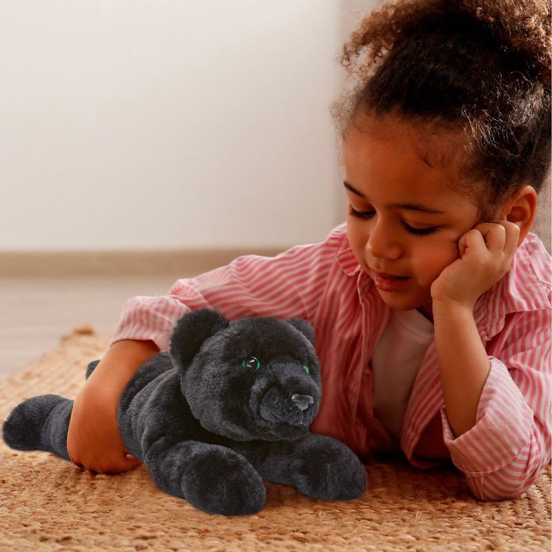 slide 2 of 7, FAO Schwarz 15" Adopt-A-Pets Black Panther Plush, 1 ct