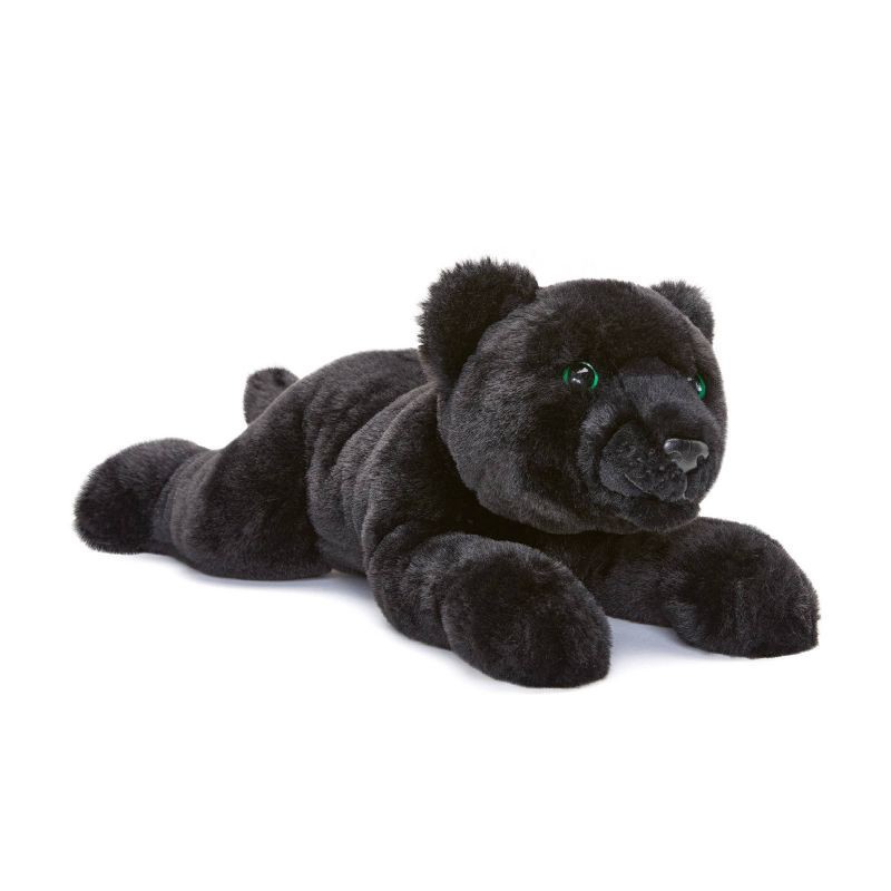 slide 1 of 7, FAO Schwarz 15" Adopt-A-Pets Black Panther Plush, 1 ct
