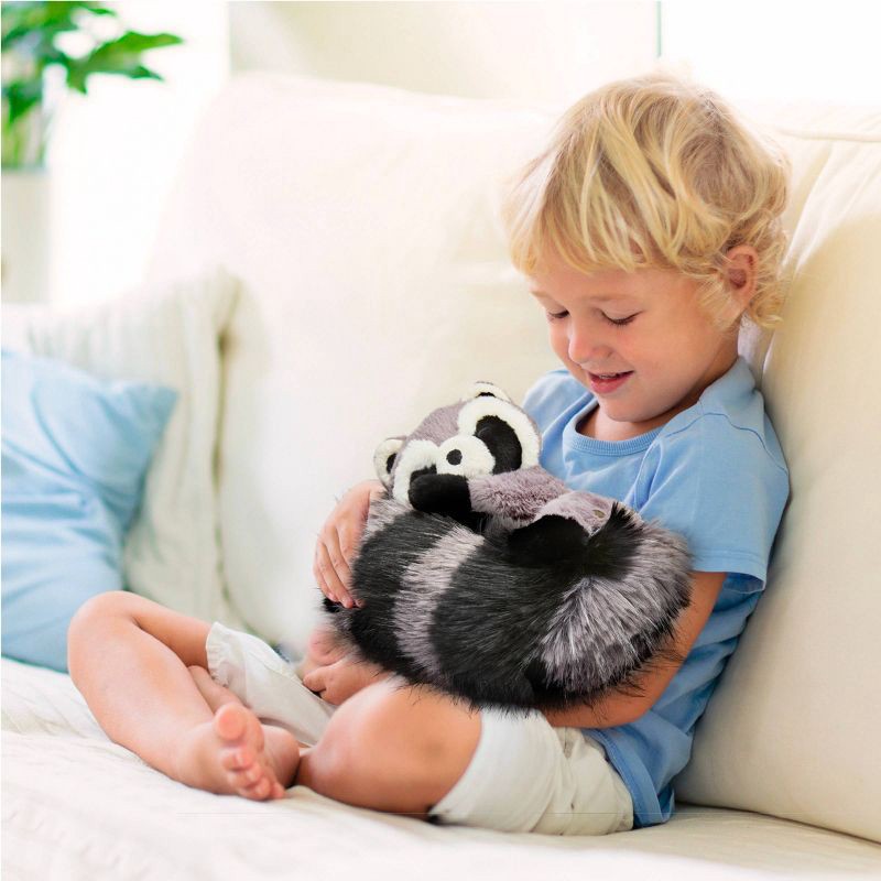 slide 2 of 5, FAO Schwarz 10" Big Tails Racoon Plush, 1 ct