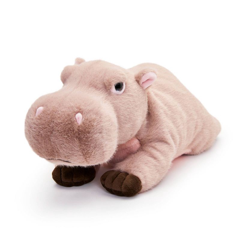 slide 5 of 7, FAO Schwarz 15" Adopt-A-Pets Plush Hippo, 1 ct