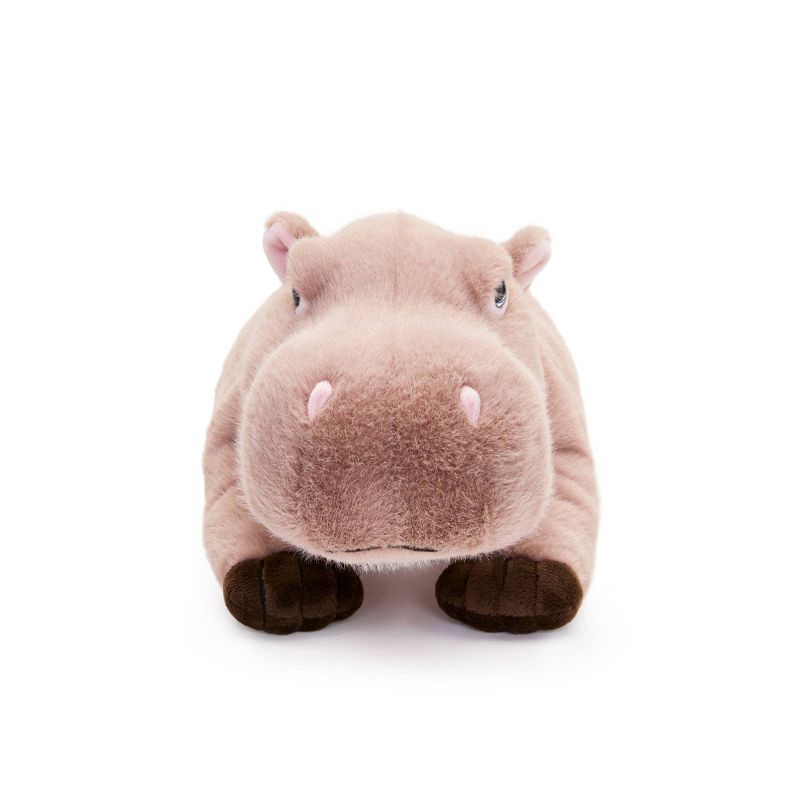 slide 6 of 7, FAO Schwarz 15" Adopt-A-Pets Plush Hippo, 1 ct