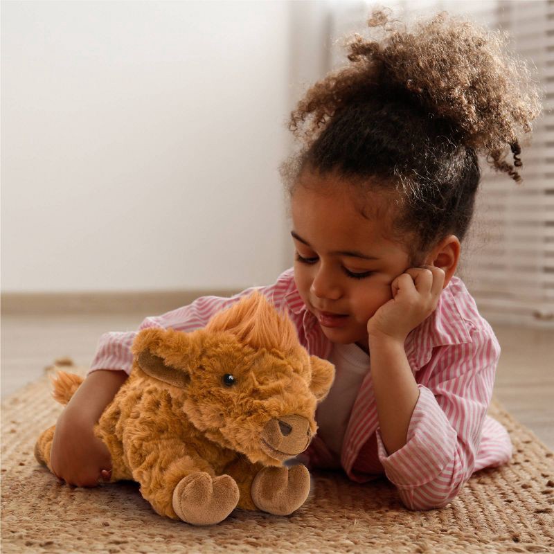 slide 2 of 7, FAO Schwarz 15" Adopt-A-Pets Highland Cow Plush, 1 ct