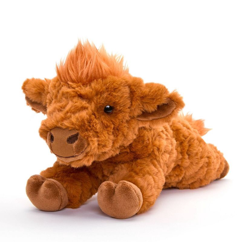 slide 5 of 7, FAO Schwarz 15" Adopt-A-Pets Highland Cow Plush, 1 ct
