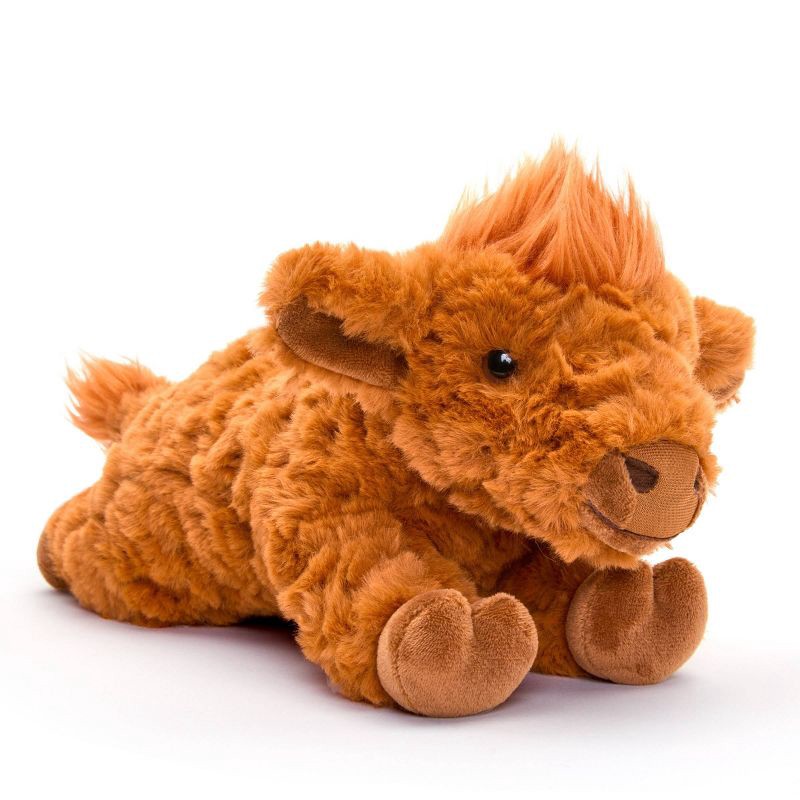 slide 1 of 7, FAO Schwarz 15" Adopt-A-Pets Highland Cow Plush, 1 ct