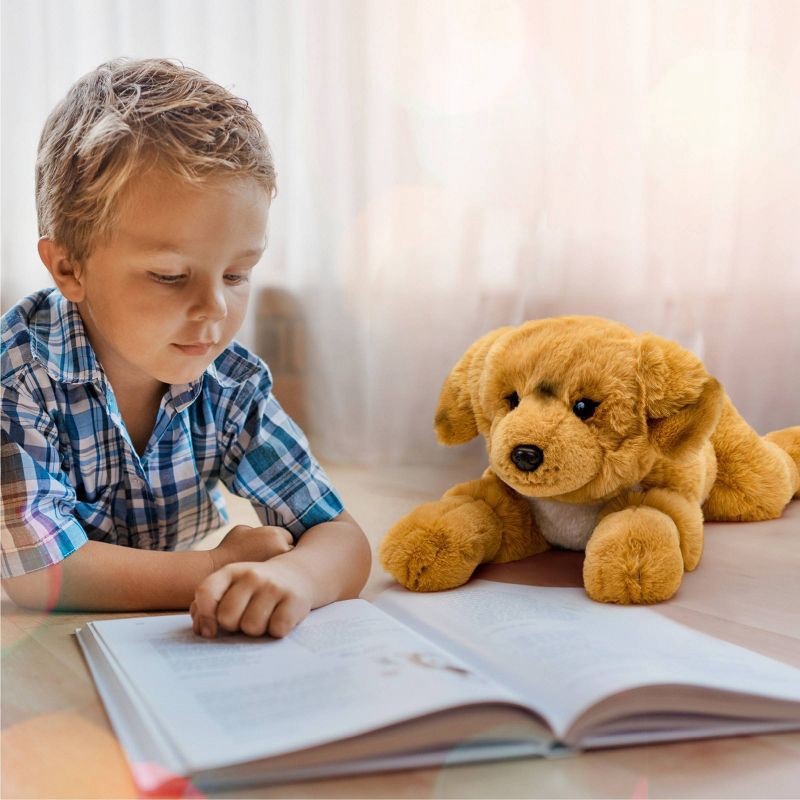 slide 2 of 7, FAO Schwarz 22" Toy Plush Lying Golden Retriever Stuffed Animal, 1 ct