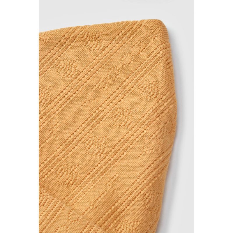 slide 2 of 9, Baby 2pk Little Snoopy Halloween Cap Set - White/Orange 0-6M, 2 ct