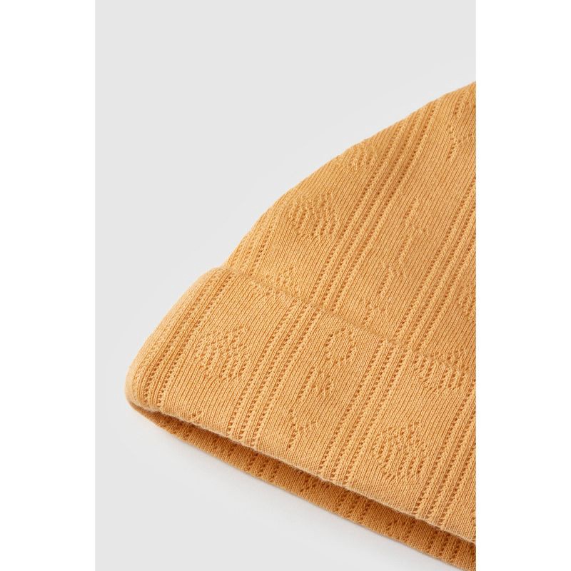 slide 4 of 9, Baby 2pk Little Snoopy Halloween Cap Set - White/Orange 0-6M, 2 ct