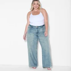 Women's Low-Rise Baggy Jeans - Wild Fable™ Medium Wash 17