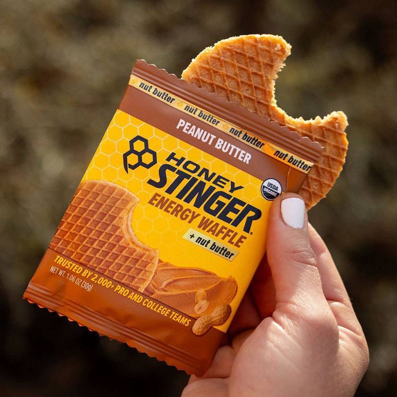 slide 5 of 7, Honey Stinger Peanut Butter Energy Bar - 1.31 oz/6 pk, 1.31 oz, 6 ct