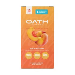 Oath Nutrition 10pk Hydration - Peach Nectarine