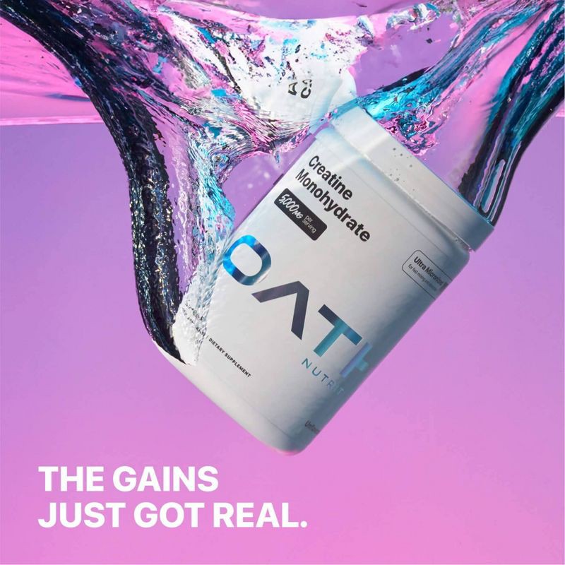 slide 4 of 9, Oath Nutrition Creatine Tub - 8.93oz/50 servings, 1 ct