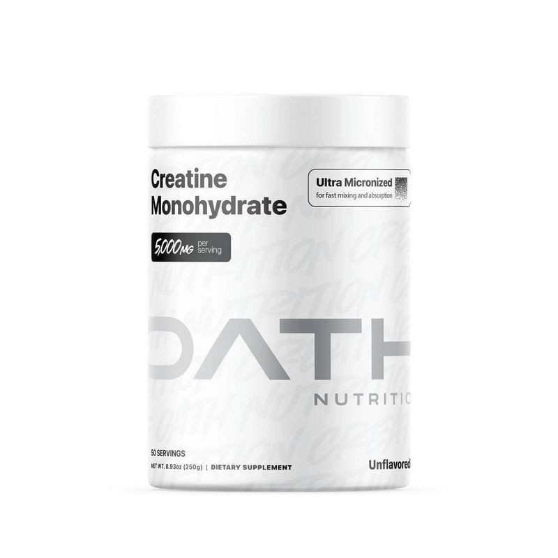 slide 1 of 9, Oath Nutrition Creatine Tub - 8.93oz/50 servings, 1 ct