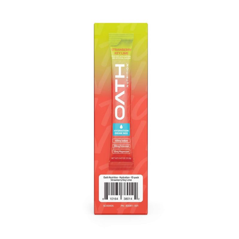 slide 2 of 5, Oath Nutrition 10pk Hydration - Strawberry Key Lime, 10 ct