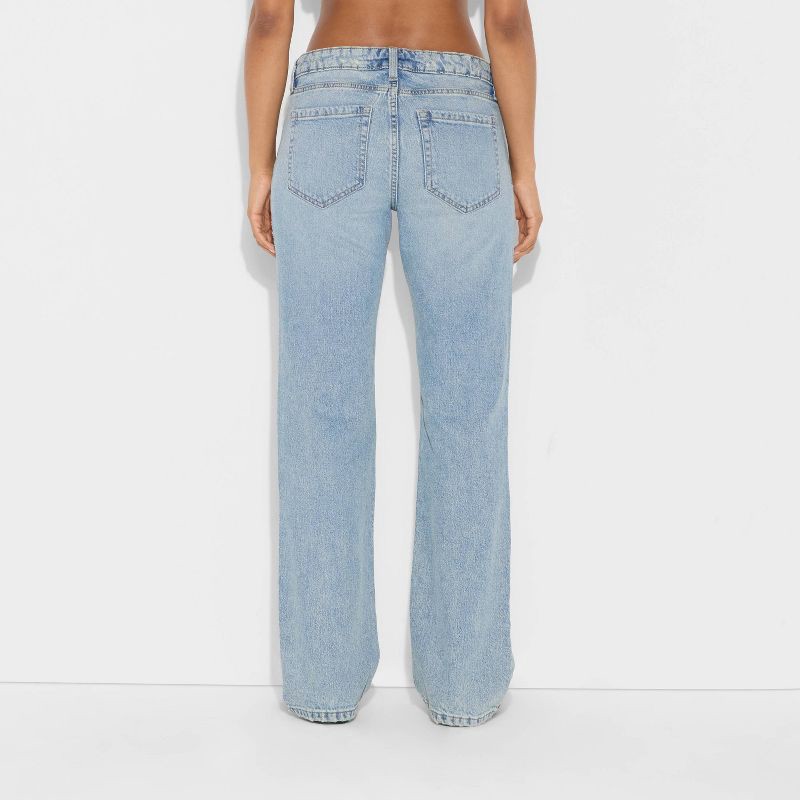 slide 3 of 3, Women's Low-Rise Bootcut Jeans - Wild Fable™ Light Wash 10, 1 ct