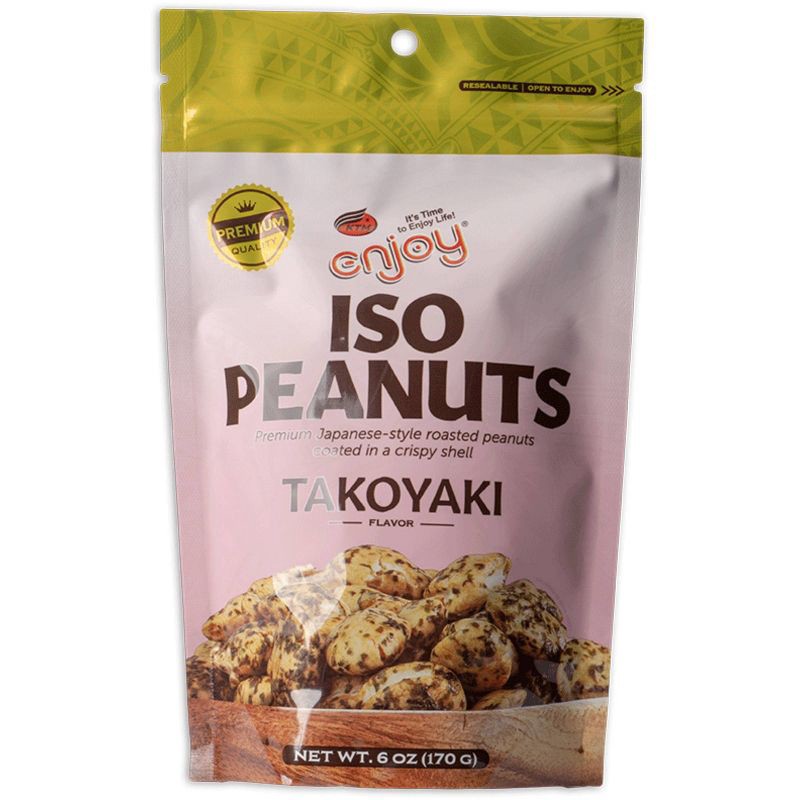 slide 1 of 1, Enjoy Iso Peanuts Takoyaki - 6oz, 6 oz